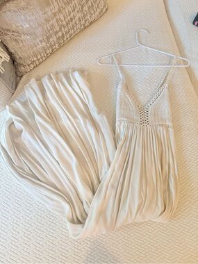 Lulu’s Boho crochet top maxi dress
